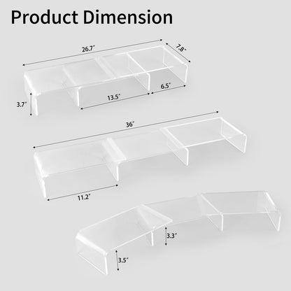LEKETREE Dual Monitor Stand Riser with Drawer, Desk Organizer and Accessories, Pink Monitor Stand for Desk, Desktop Stand for Computer, Laptop, TV and More (Pink)