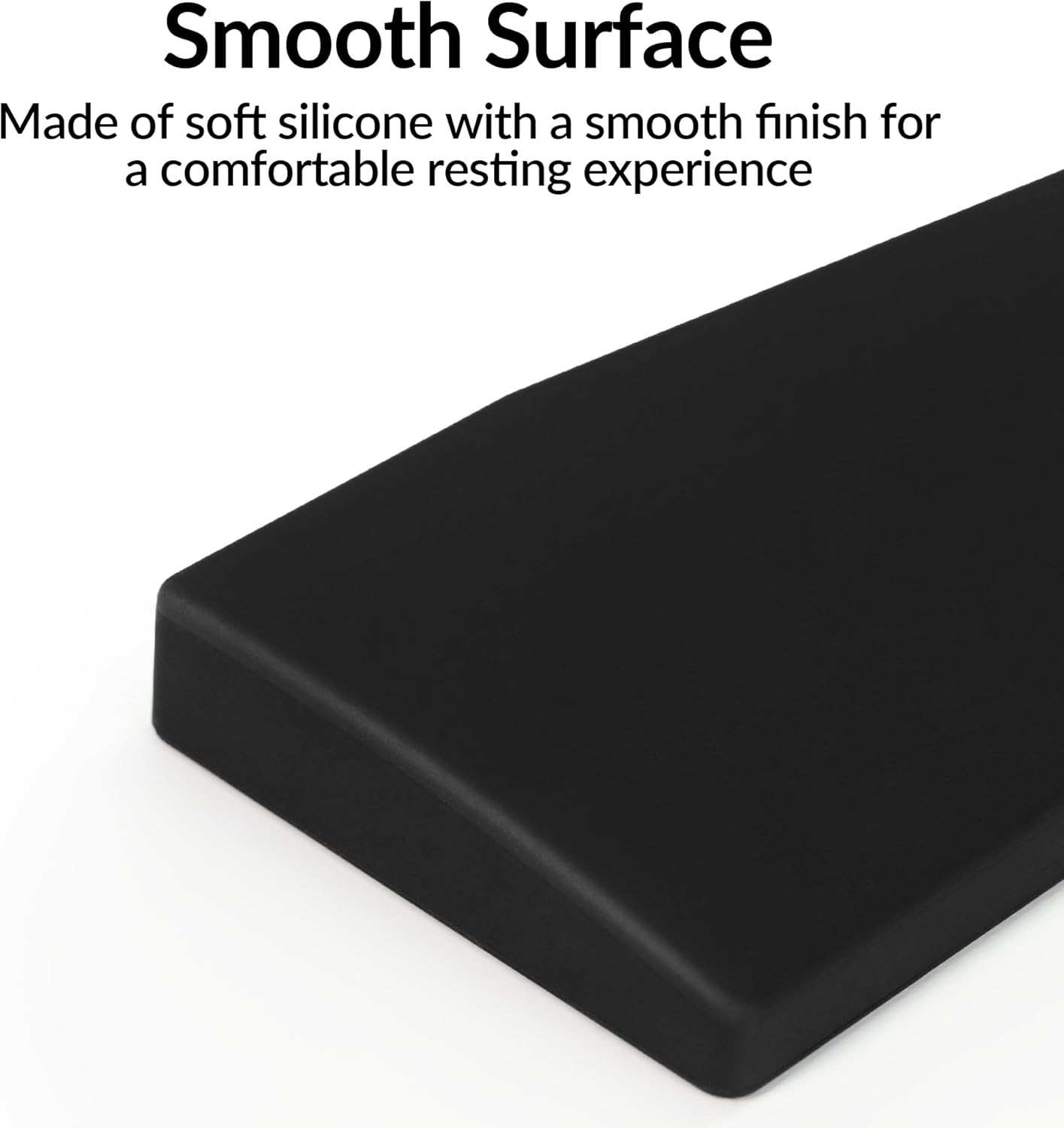 Keychron 12.48" Silicone Wrist Rest for 75% Compact Mechanical Keyboards, Ergonomic Palm Support with Full Honeycomb Non-Slip Base, Compatible with K2/K2 Pro/K2 Max/K2 HE/K6/K6 Pro/K6 HE