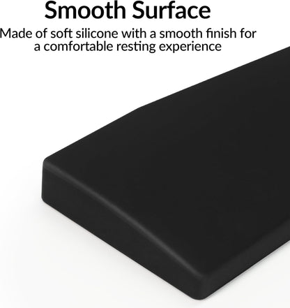 Keychron 12.48" Silicone Wrist Rest for 75% Compact Mechanical Keyboards, Ergonomic Palm Support with Full Honeycomb Non-Slip Base, Compatible with K2/K2 Pro/K2 Max/K2 HE/K6/K6 Pro/K6 HE