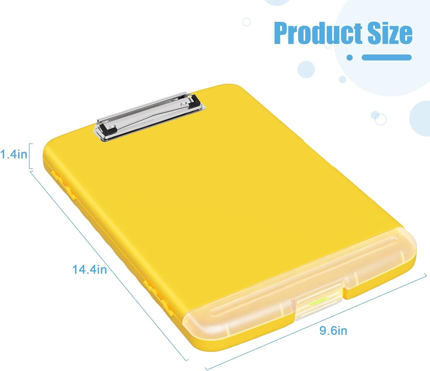 Hongri Clipboard with Storage with Pen Holder, Folder Nursing Clip Board 8.5 x 11 Foilo-Side Opening, High Capacity, Light Weight for Teachers, Classroom. Size 14 x 9.6 x 1.2 in(Pink)