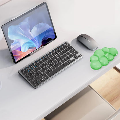 Gel Cloud Keyboard and Mouse Wrist Rest, Cute Wrist Support and Arm Support Keyboard Rest for Keyboard and Mouse Typing Pain Relief，Suitable for Office/Computer/Laptop/Gaming (Pink)