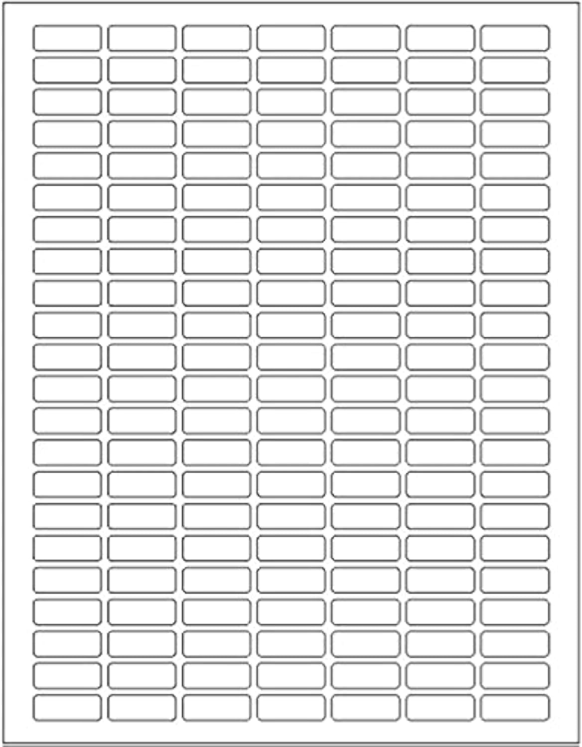 White Rectangular Labels + Bonus Color Labels - Value Pack - 1138 Pack