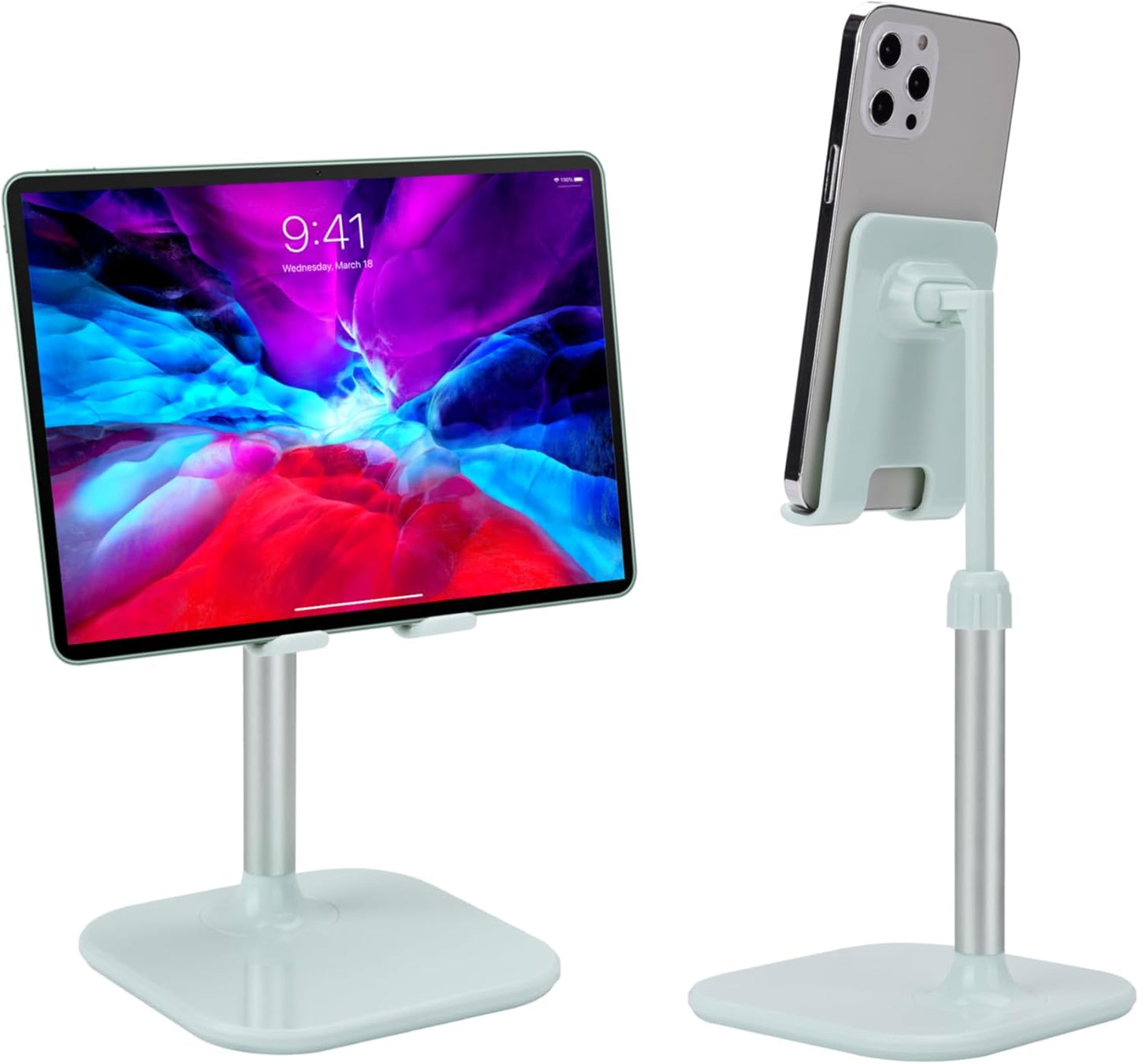 Doboli Cell Phone Stand, Phone Stand for Desk, Phone Holder Stand Compatible with iPhone and All Mobile Phones Tablet, Gifts for Adults Women Men Mom Wife, Black