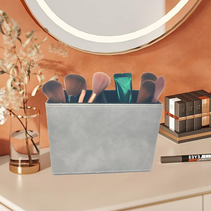 Pen Holder for Desk Pencil Organizer Cute Cup Holders Aesthetic (Black, 3.94" x3.15" x3.15")