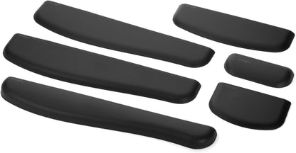 Kensington ErgoSoft Wrist Rest for Slim, Compact Keyboards, Black (K52801WW), 3.9 x 0.4 x 11.1 inches