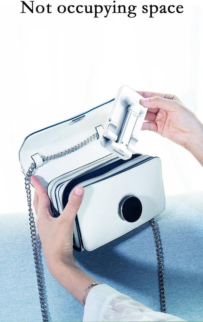 Desk Mobile Phone Holder Stand for iPhone IPad Xiaomi Adjustable Desktop Tablet Holder Universal Table Cell Phone Stand（White）