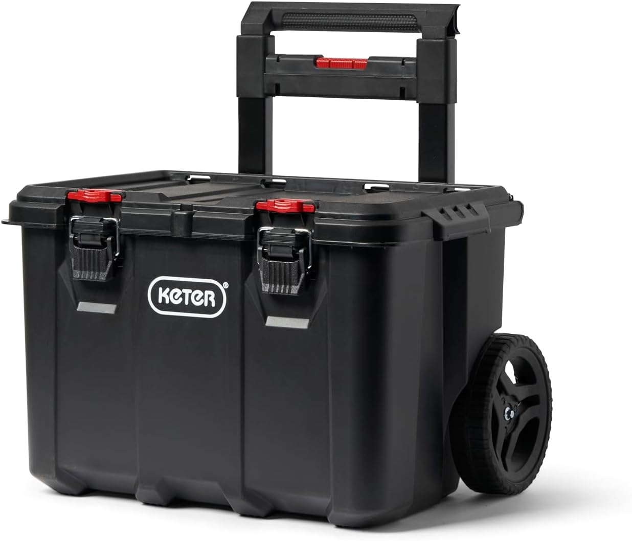 Keter Stack-n-Roll Two Drawer Tool Box for Small Parts and Power Tool Accessories, Fits Keter Modular Tool Storage System