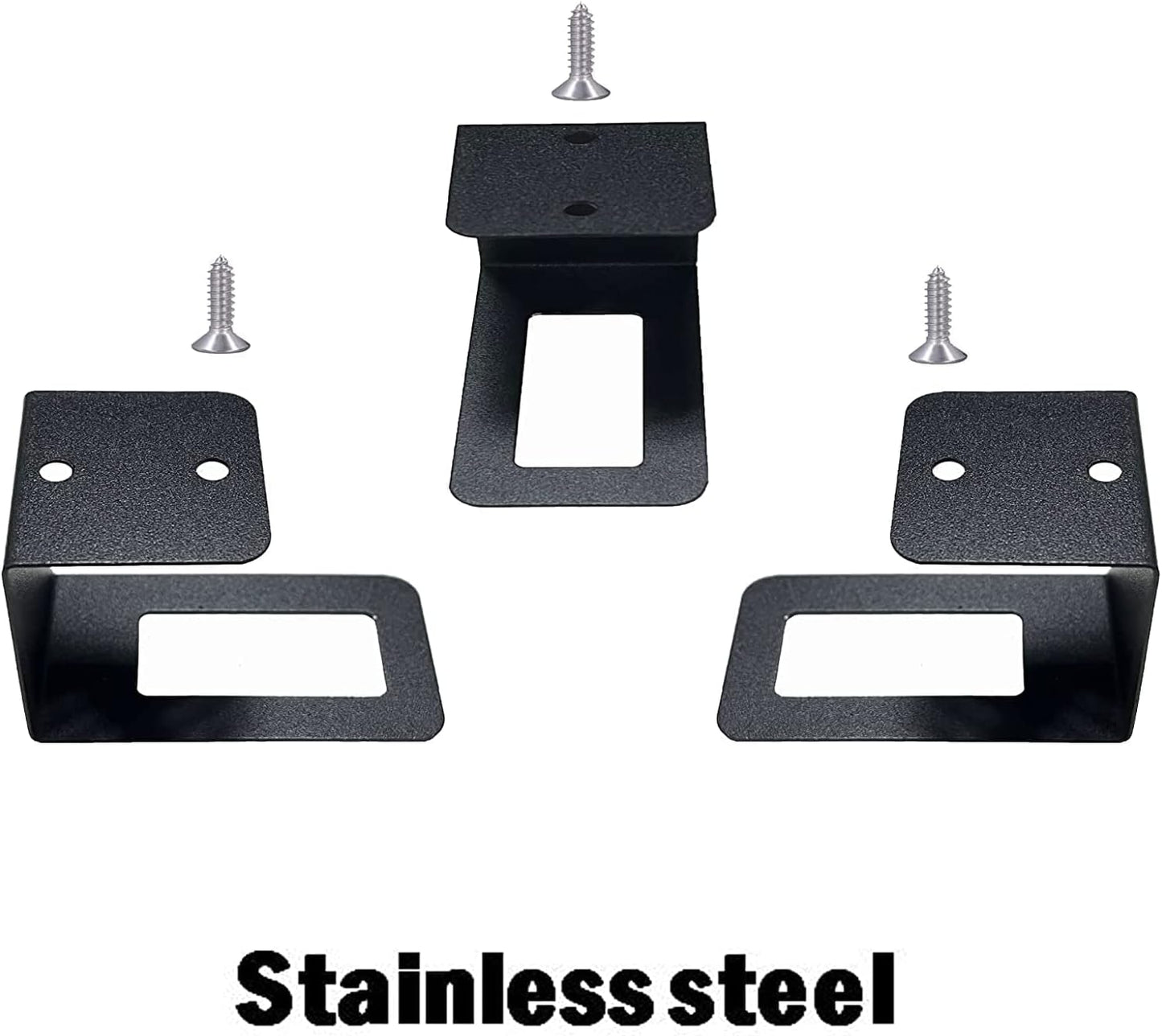 AUXPhome (3) Laptop Holder Under Desk Laptop Mount Organizer Rack Storage Shelf, Add On Under Table Laptops, Keyboard, Routers, Modems, Cable Box, Network Switch & More, Desk Accessories