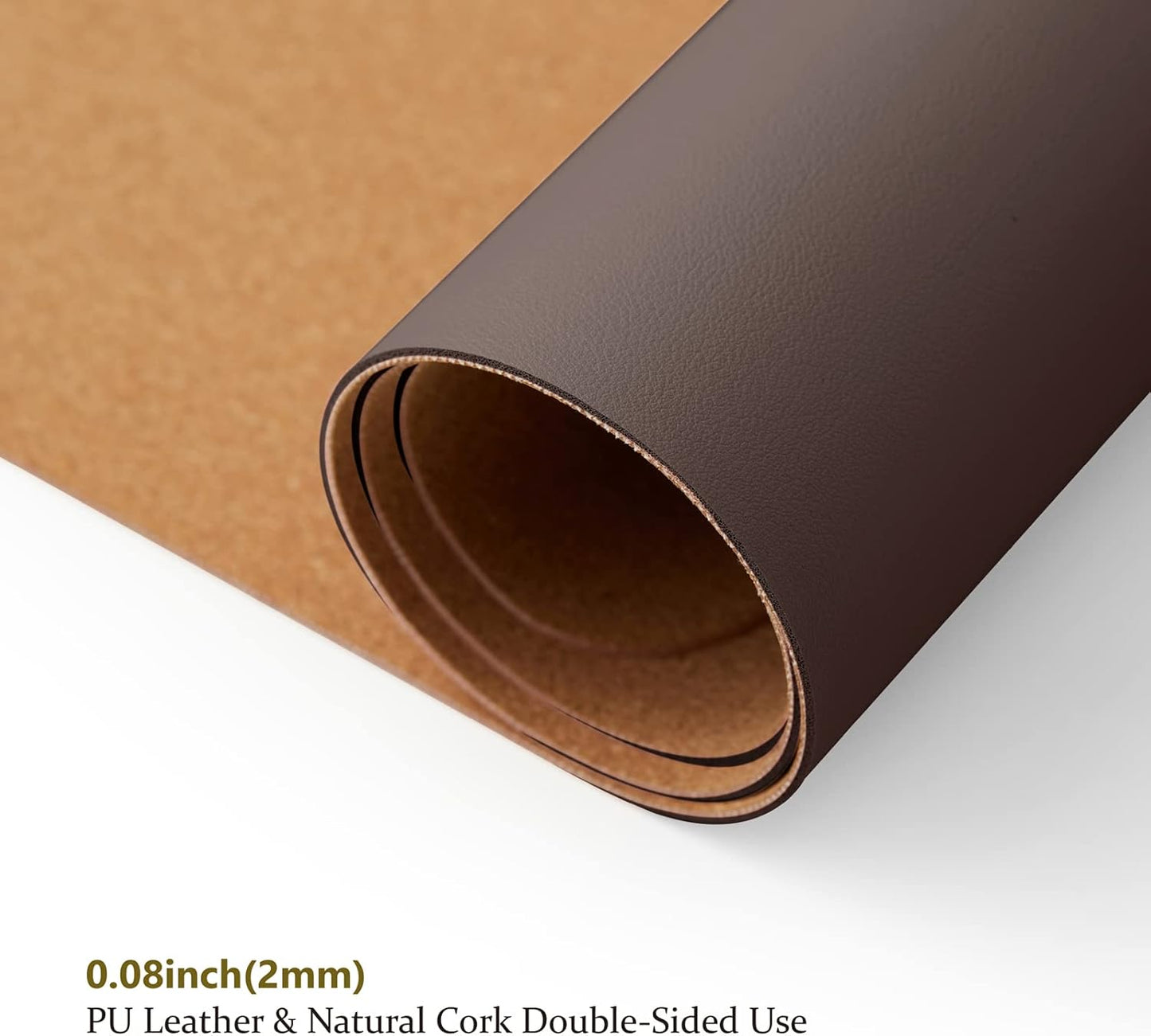 Cork Desk Mat - Dual-Sided Desk Pad for Office and Home - Desk Organization and Accessories - Ideal for Large Mouse Pad and Desk Mats on Top of Desks(Dark Green,90cmx 43cm)