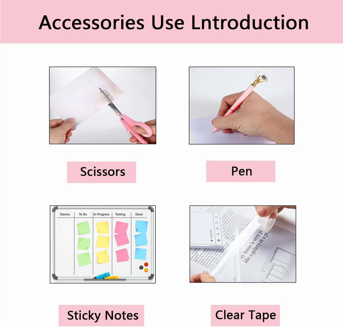 suniya Office Supplies,Gold Desk Accessories,with Stapler,Tape Dispenser,Pen Holder,Scissors,Phone Stand,Staple Remover,Ballpoint Pen,Clear Tape, Staples,Ruler,Clips,Best Gift for Business or Boss