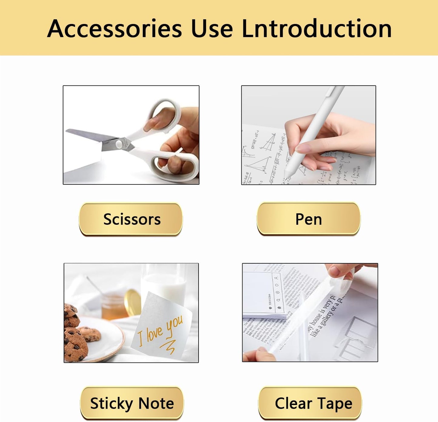 suniya Office Supplies,Gold Desk Accessories,with Stapler,Tape Dispenser,Pen Holder,Scissors,Phone Stand,Staple Remover,Ballpoint Pen,Clear Tape, Staples,Ruler,Clips,Best Gift for Business or Boss