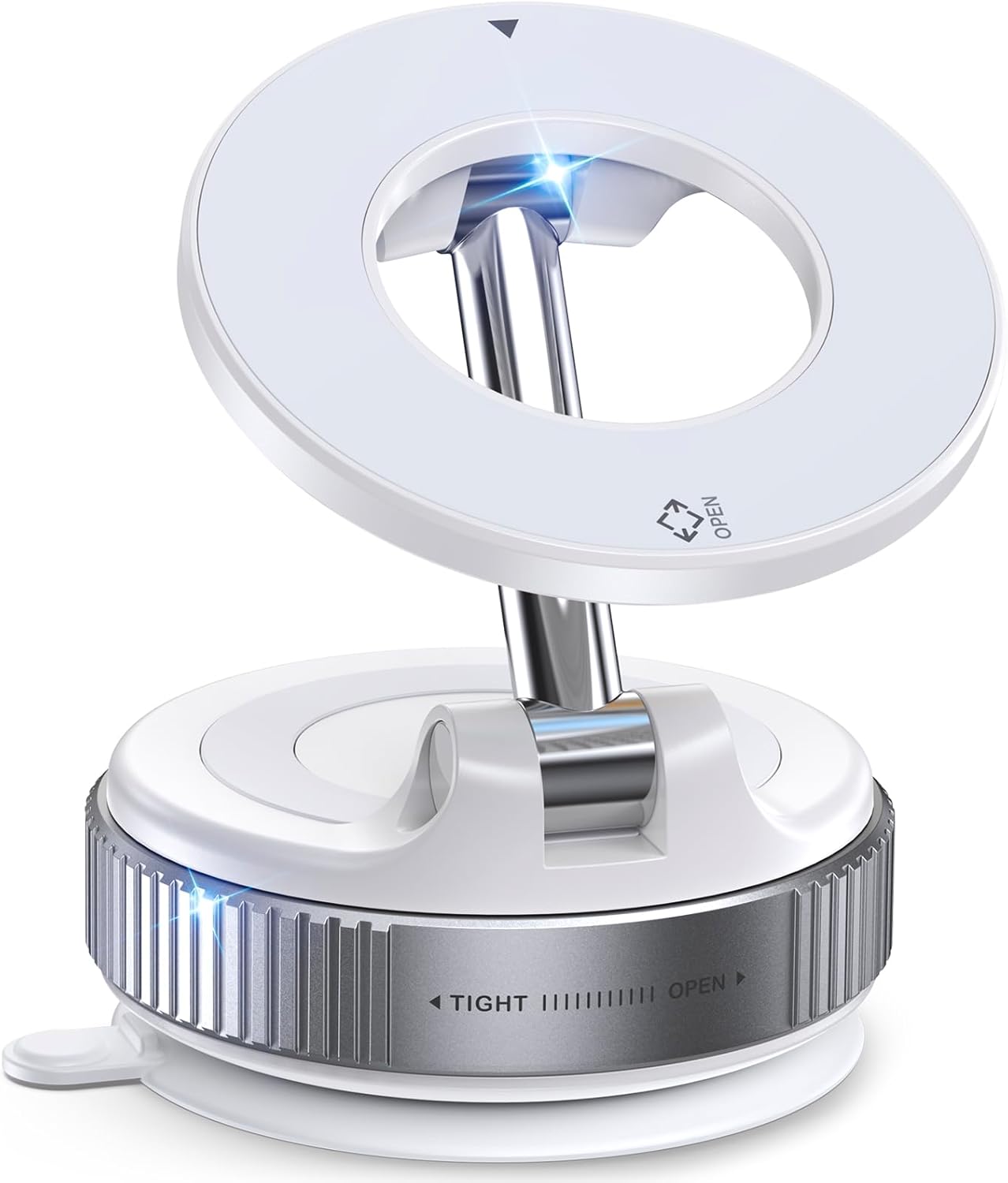 Jononser Magnetic Suction Cup Phone Mount for Magsafe, 360° Adjustable Magnetic Car Phone Holder, Pocket Size Foldable Car Mount, Cell Phone Holders for Your Car for iPhone 17 16 15 14 13 12 Series