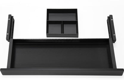 Under Desk Storage Drawer, 15.5Inch Shallow Under Desk Drawer Organizer
