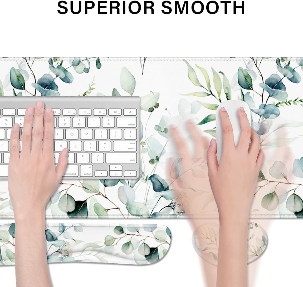 Desk Pad and Keyboard Wrist Rest, Large Mouse Pad + Keyboard Pad+Mouse Wrist Support, Non-Slip Desk Mat Protector for Office, Home 31.5×11.8 Inches Anime Dragon