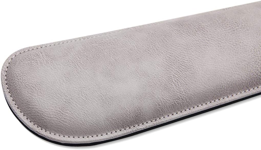 RICHEN Ergonomic PU Leather Keyboard Wrist Rest and Mouse Pad with Wrist Support, Memory Foam Set for Computer/Laptop,Gaming and Office, Comfortable for Easy Typing & Pain Relief (PU Brown)