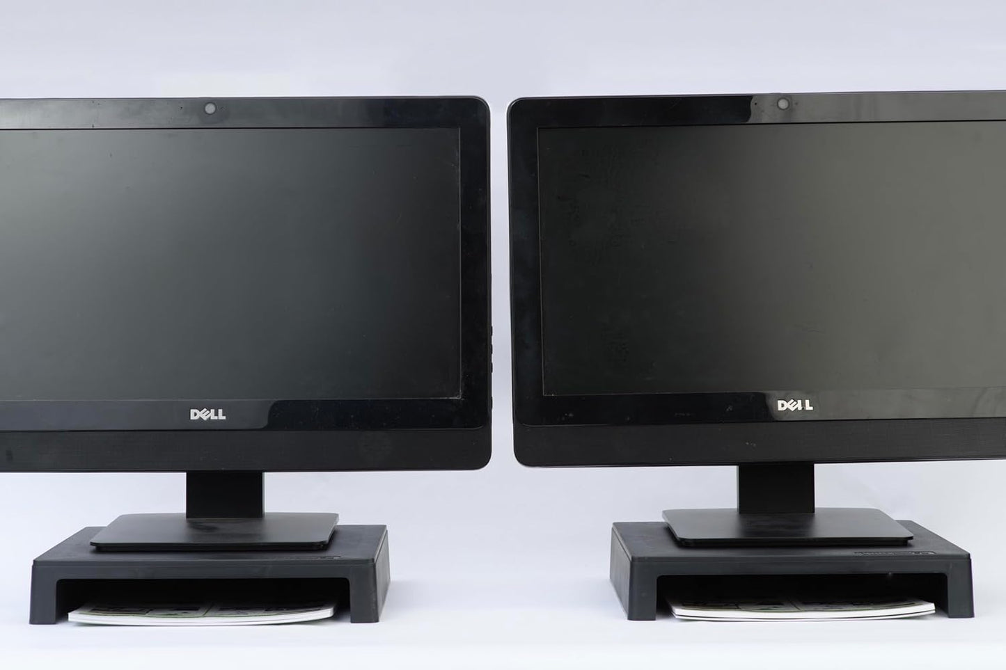 Vu Ryte Stackable 2 Inch Computer Monitor Riser Stand, VuRyser 2, Black, VUR 4855 (Single)