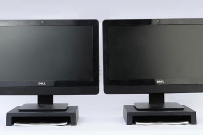 Vu Ryte Stackable 2 Inch Computer Monitor Riser Stand, VuRyser 2, Black, VUR 4855 (Single)