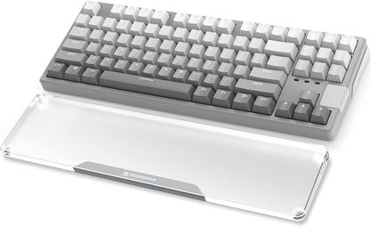 SELORSS Acrylic Keyboard Wrist Rest 98-Key Mechanical Keyboards Ergonomic Palm Rest for Computer Keyboard,Anti-Slip Base,Wrist Pad for Laptop,Office & Home-Easy Typing