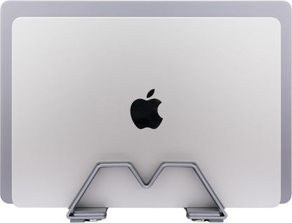 Adjustable Vertical Laptop Stand - Aluminum, Universal Fit for All Laptops (10-30mm Thickness) - Fashion Design, Adjustable Width, Anti-Slip & Scratch-Resistant, Patented Design
