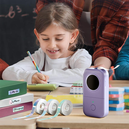 Phomemo Label Maker, D30 Portable Bluetooth Label Maker Machine with Tape, Small Mini Label Printer, Multiple Templates Fonts Icon Labeler for Home, School, Office