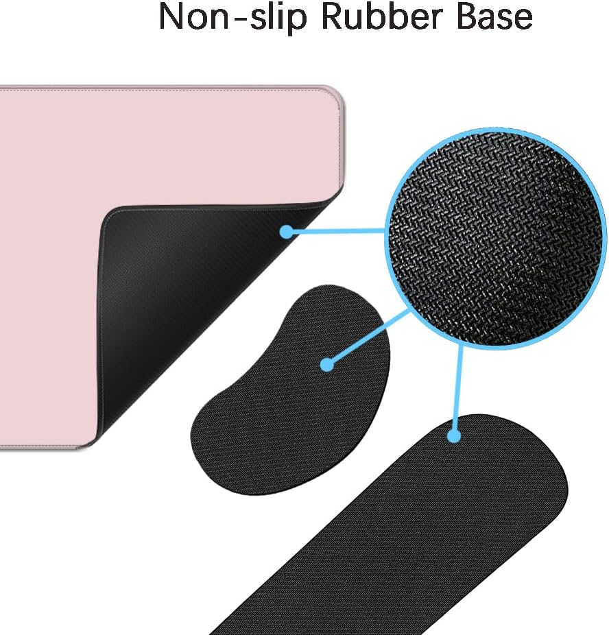 MIBITRI Keyboard Mouse Pad Set, Extended Gaming Mouse Pad+Ergonomics Keyboard Wrist Rest Support, Memory Foam, Easy Typing Pain Relief, 4Pcs XXL Ultra Thick Desk Mat, Enchanted Bookshelf