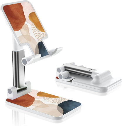 Desk Cell Phone Stand - Adjustable Angle-iPad Holder, Universal Compatible Phone Holder for Desk