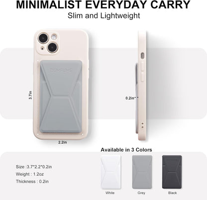 Cell Phone Kickstand Vertical and Horizontal Phone Stand for Desk Adjustable Phone Holder Stand for iPhone 15/14/13/12 All Smartphones Black
