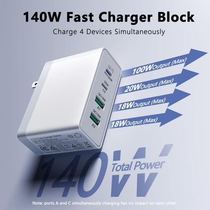 USB C Charger,10 Ports USB Charging Station with 6 Ports USB-C, Desktop 50W Multi Ports Charger Compatible with iPhone 12/13/14/15/16/Galaxy S22/S23/S24/S25/Tablet/Watch/Headphones