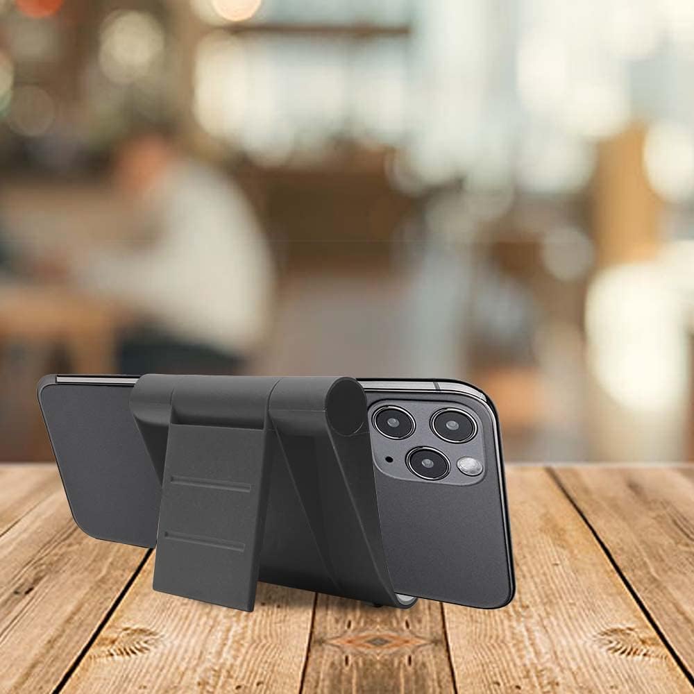 Adjustable Cell Phone Stand for Desk, Portable Phone Holder Compatible with Most iPhone, Samsung and Other Smartphones - Green