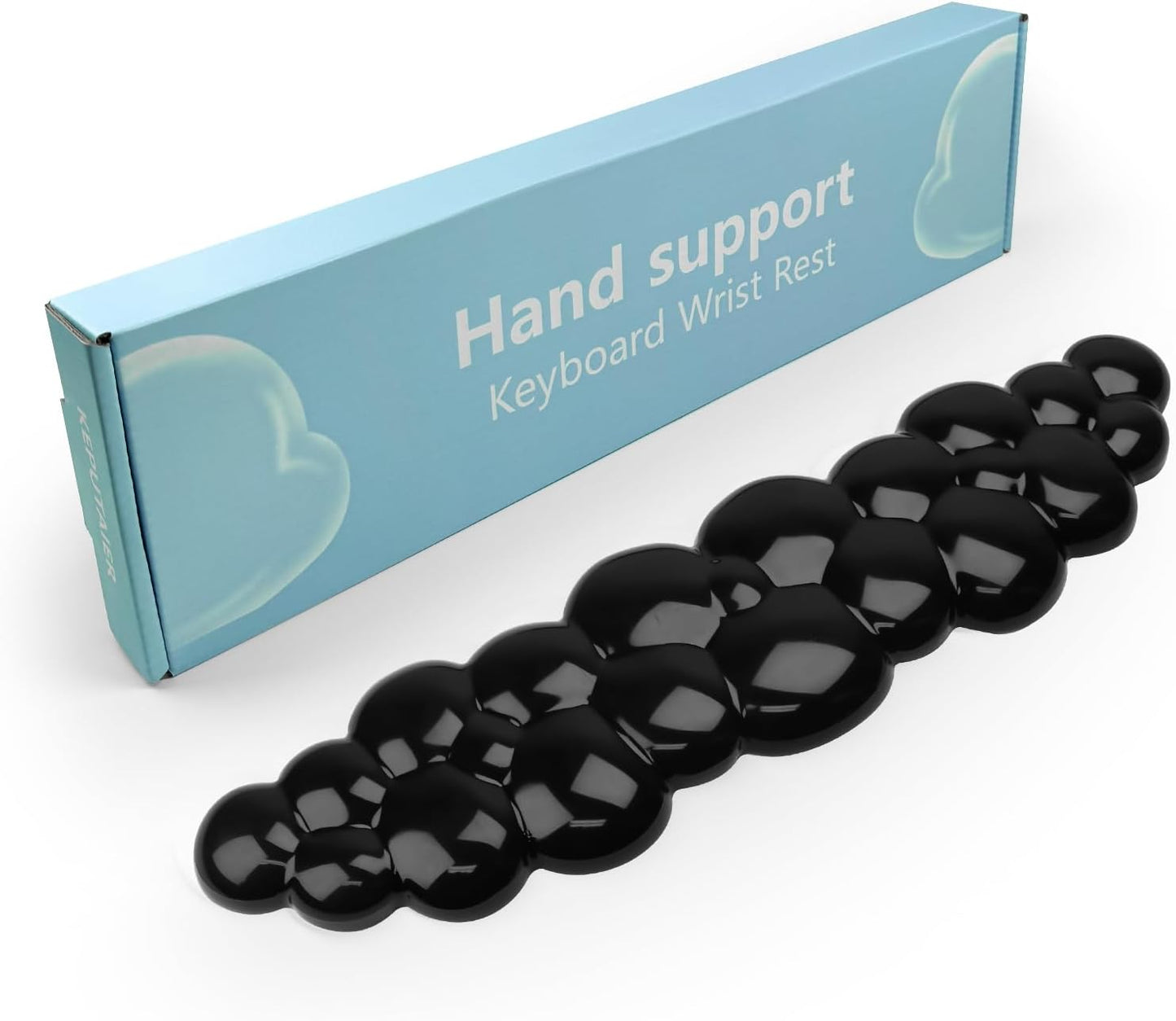 Gel Cloud Keyboard and Mouse Wrist Rest, Cute Wrist Support and Arm Support Keyboard Rest for Keyboard and Mouse Typing Pain Relief，Suitable for Office/Computer/Laptop/Gaming (Pink)