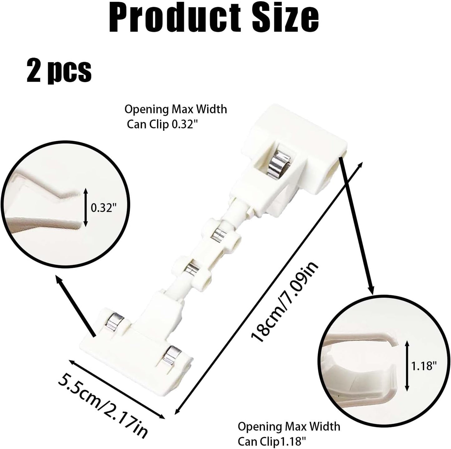 Adjustable Document Holder for Typing, Multi-Purpose Paper Holder Stand for Desk, Flexible Copy Holder Clip for Computer, Drawing, and Advertising Use (2 Pack, Black)