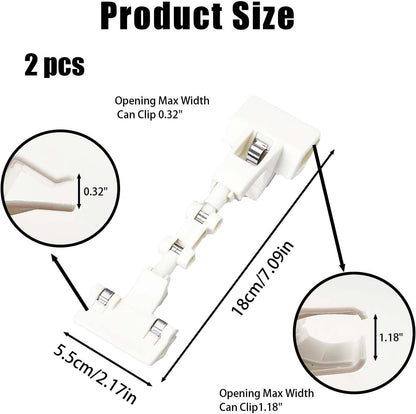 Adjustable Document Holder for Typing, Multi-Purpose Paper Holder Stand for Desk, Flexible Copy Holder Clip for Computer, Drawing, and Advertising Use (2 Pack, Black)