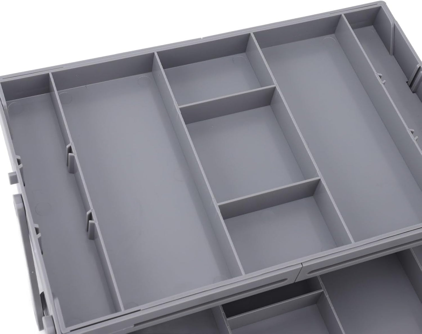 Multi Level Drawer Organizer, Expandable Folding Smart Drawer Organizer Makeup Organizer For Drawer Smart Drawer Organizer Kitchen Gadgets Utensils for Jewelry, Office Drawers (3
