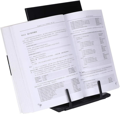 KLOUD CityBlack Metal Desktop Document Book Holder with 7 Adjustable Positions (Lost ocean-SJ981)