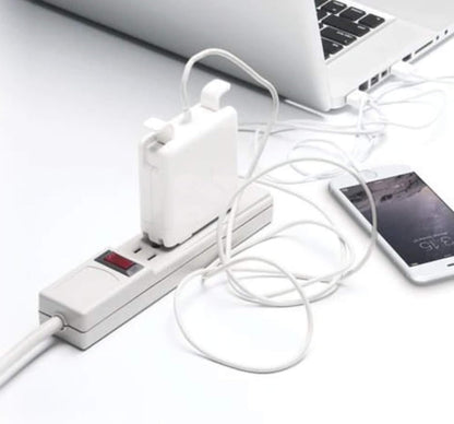 Bluelounge CableBox Mini Cable Management with Small Surge Protector, Black (CBM-BL)