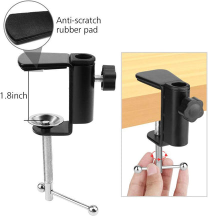 Overhead Video Stand Phone Holder Articulating Arm Phone Mount Table Top ChromLives Scissor Boom Arm Articulating Phone Stand Tablet Phone Holder for Streaming Phone Baking Crafting