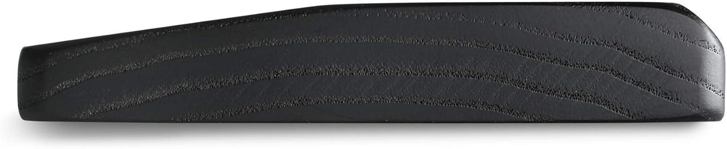 GLORIOUS Gaming Wooden Keyboard Wrist Rest (Compact) - White Ash Wood, Medium-Coarse Grain, Smooth Surface, Sweat & Oil Resistant, Easy Clean, Anti-Slip Rubber Base, 13" x 4" x 0.79" - Onyx