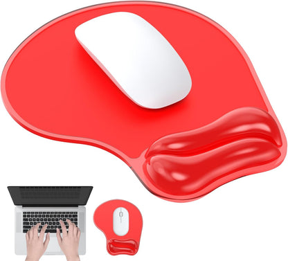 Gel Mouse pad & Keyboard Wrist Rest Set, Ergonomic Keyboard and Mousepad with Wrist Support, Keyboards Wrist Rest, Computer Keyboards Pad, Cooling Gel Blue