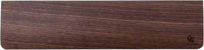 GK GAMAKAY Wooden Wrist Rest Pad, 12.8" Compact Ergonomic Walnut Wood Hand Wrist Rest for 60% 75% Mechanical Keyboard, Non-Slip Palm Pad for Comfortable Typing and Playing (for 75%)