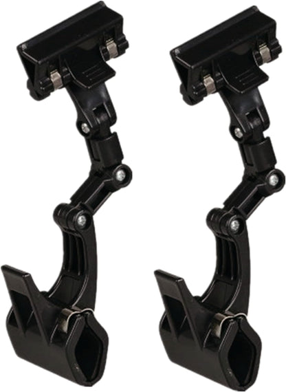 Office Paper Holder - Adjustable Document Clip, 2 Pack (Black) Document Holder for Monitor - Adjustable Copy Holder