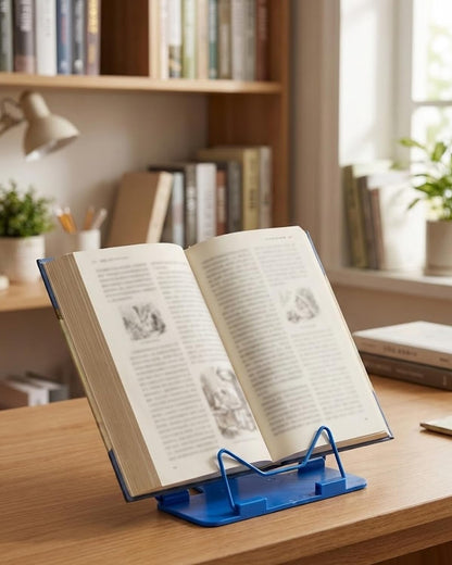 Reading Holder and Sturdy Document Support for Textbooks, Tablets, and Music Books with Page Clips DJA224-01