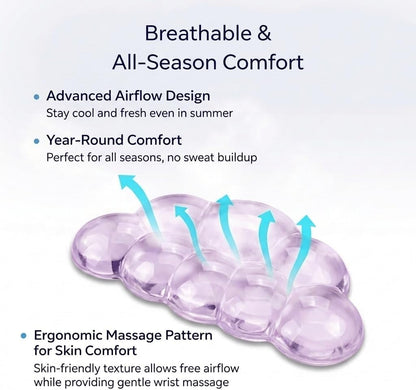 Ultimate Cute Ergonomic Wrist Rest – Instant Relief, Cloud-Like Comfort, Premium Silicone & TPU, Ultra-Soft, Durable, Gift-Boxed for Office, Study, Gaming & More