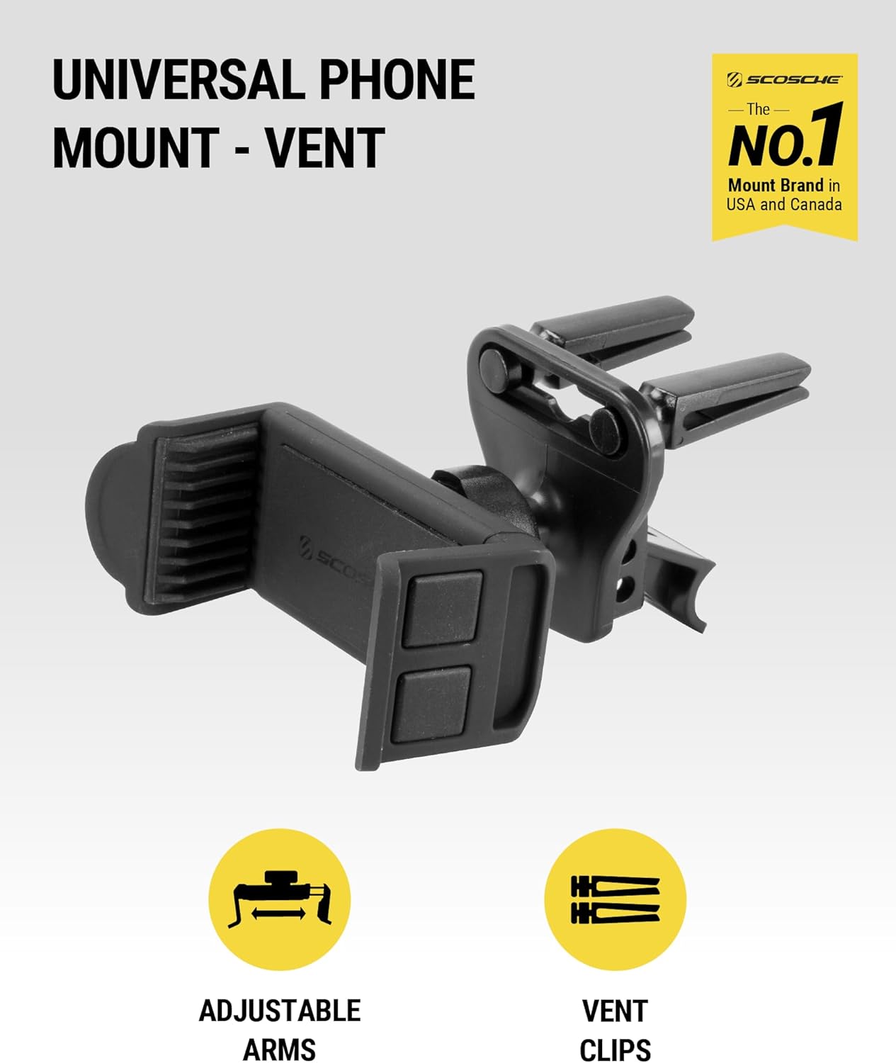 Scosche SUFMPS-SP Universal Cell Phone Stand and Holder with Non-Slip Cradle, Foldable, Adjustable Non-Magnetic Mount for Home Office Desk or Travel Compatible with iPhone, Tablet and All Devices