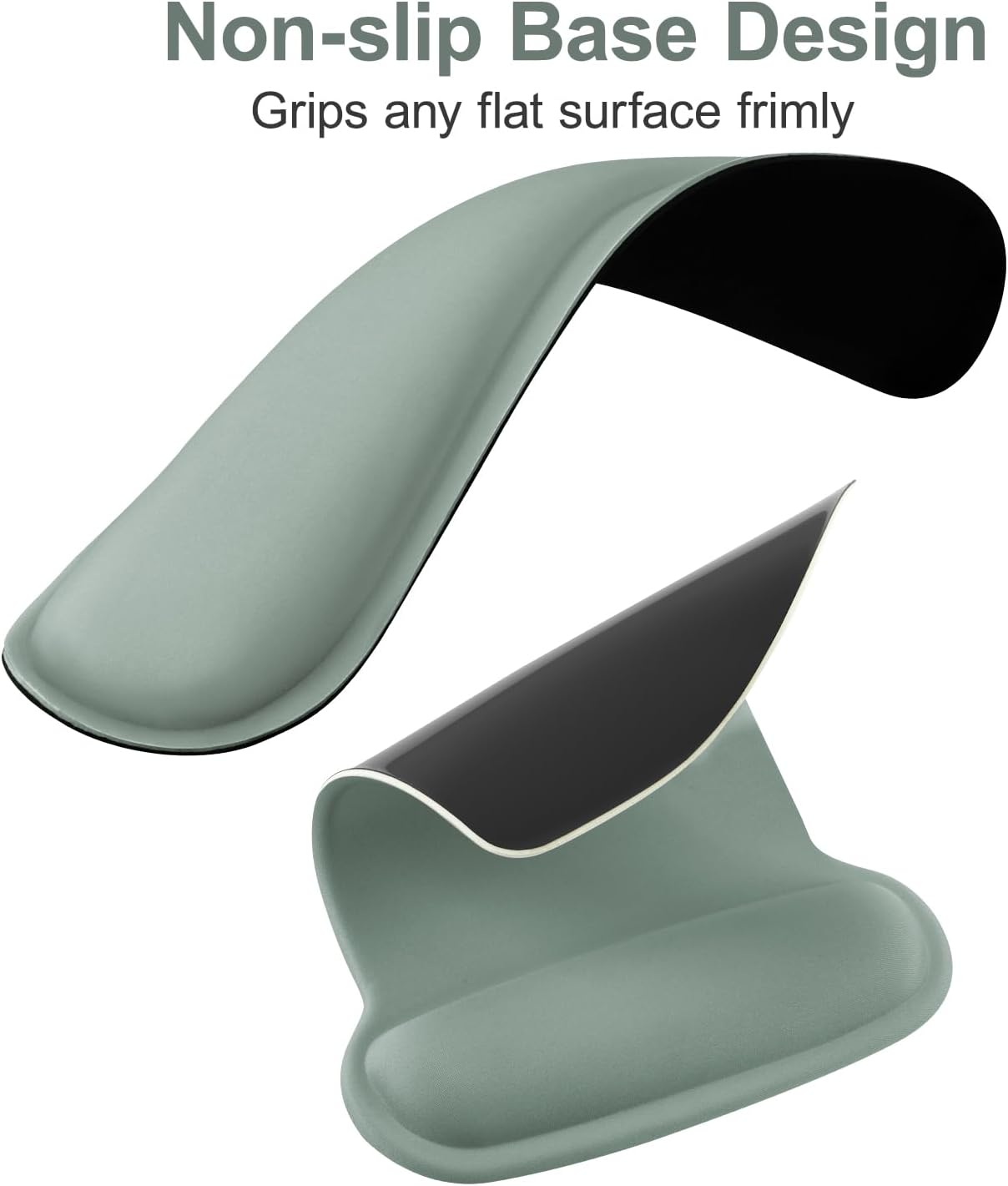 MOSISO Wrist Rest Support for Mouse Pad & Keyboard Set, Ergonomic Mousepad Non-Slip Base Home/Office Pain Relief & Easy Typing Cushion with Neoprene Cloth & Raised Memory Foam, Apricot