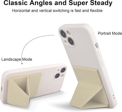 Cell Phone Kickstand Vertical and Horizontal Phone Stand for Desk Adjustable Phone Holder Stand for iPhone 15/14/13/12 All Smartphones Black