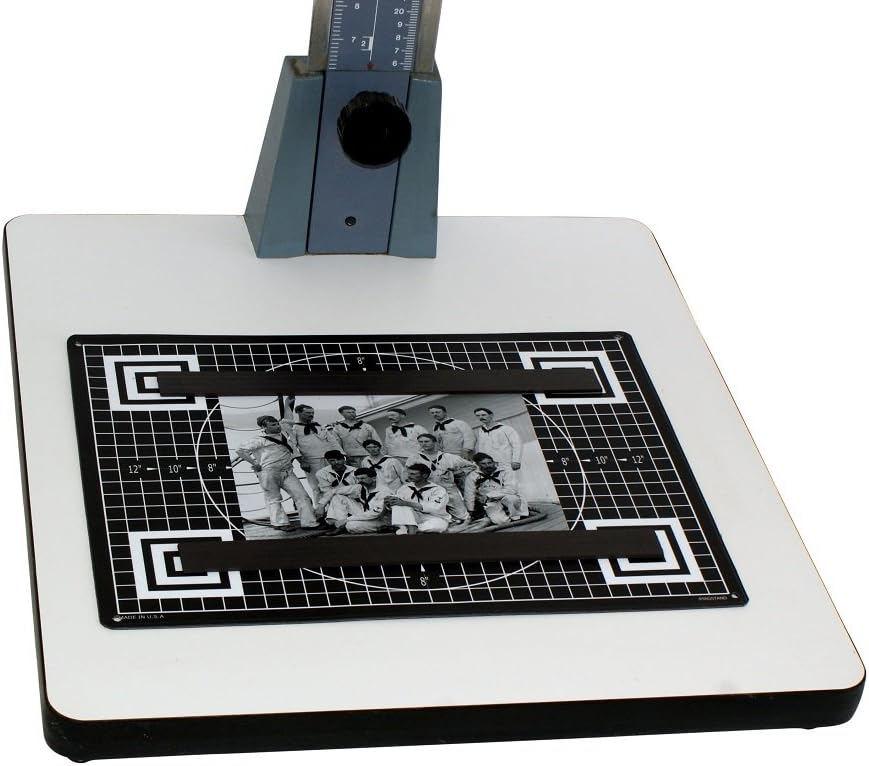 Photography Copy Holder, Mag Stand # 1612FBM, Flat Bed Magnetic Document Holder for Quick Copying with Your Digital Camera or Phone