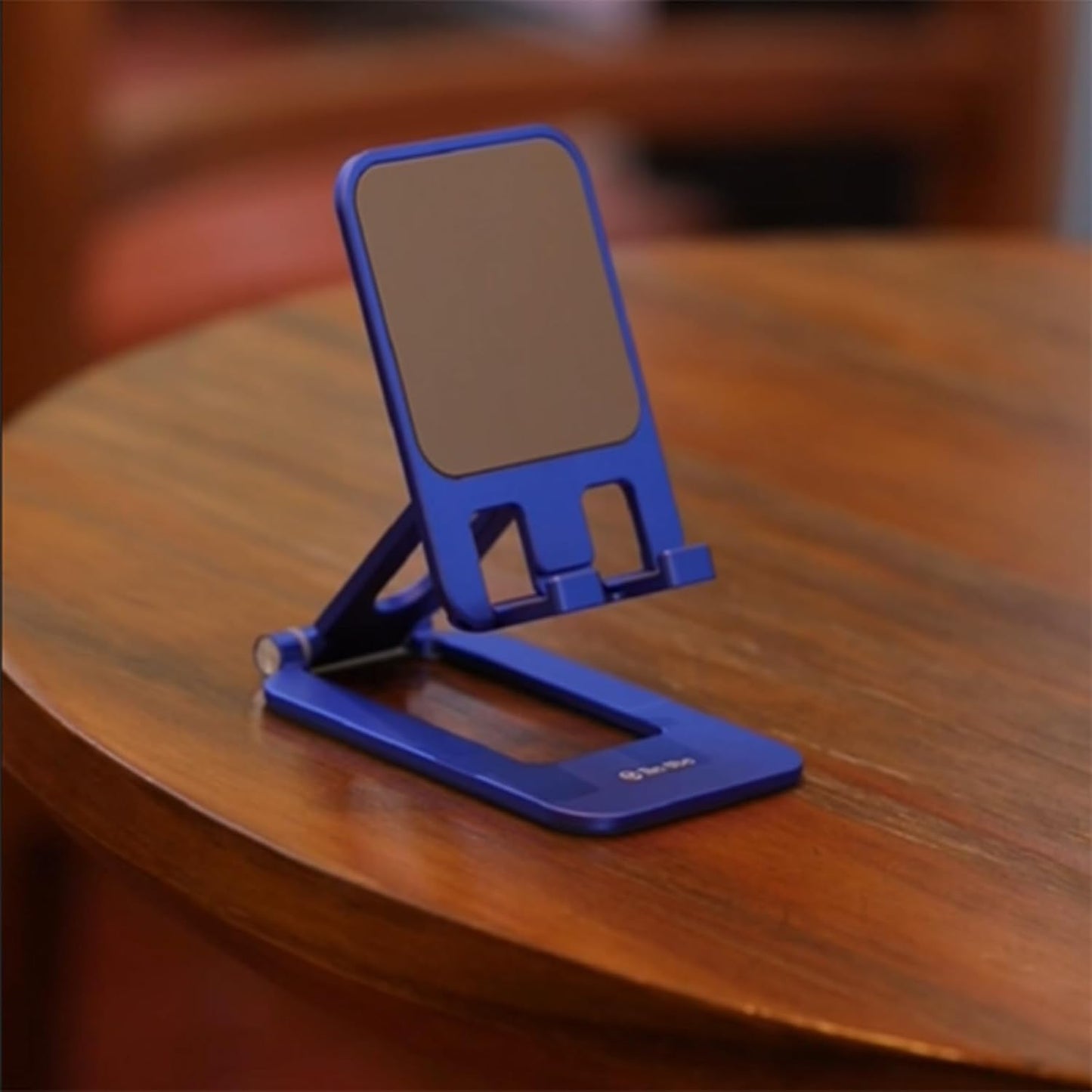 Foldable Phone Stand, Compact Aluminum Mini Cell Phone Holder for Desk,Desktop Portable & Adjustable Folding Metal Tablet Stand for iPad mini,Tablet and Cellphone