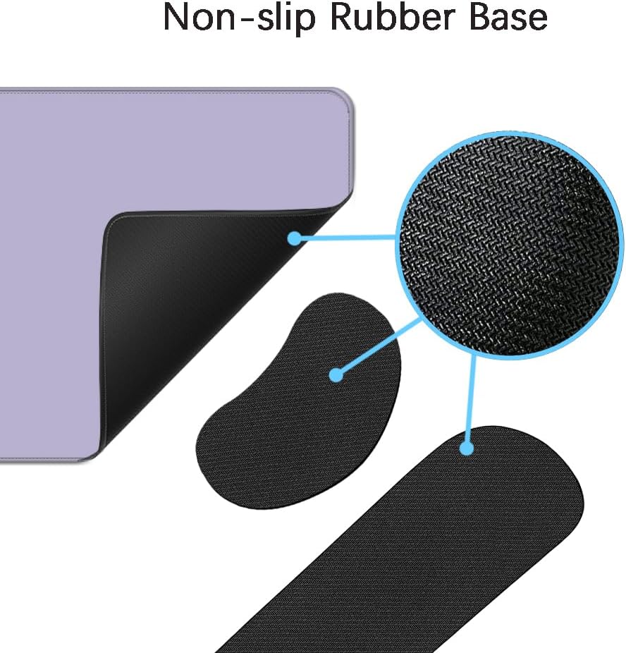 MIBITRI Keyboard Mouse Pad Set, Extended Gaming Mouse Pad+Ergonomics Keyboard Wrist Rest Support, Memory Foam, Easy Typing Pain Relief, 4Pcs XXL Ultra Thick Desk Mat, Enchanted Bookshelf