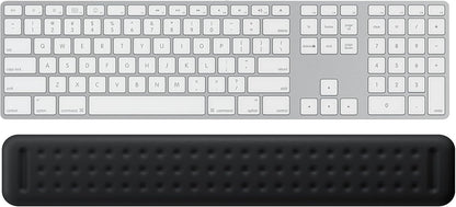 Keyboard Wrist Rest - 17 3/8 in Wrist Rest for Computer and Laptop with Massage Dots, Memory Foam Wrist Pad for Keyboard with Non-Slip PU Base for Ergonomic Wrist Support.