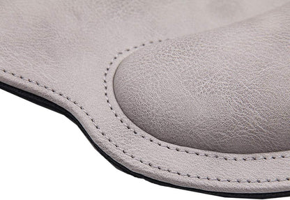RICHEN Ergonomic PU Leather Keyboard Wrist Rest and Mouse Pad with Wrist Support, Memory Foam Set for Computer/Laptop,Gaming and Office, Comfortable for Easy Typing & Pain Relief (PU Brown)